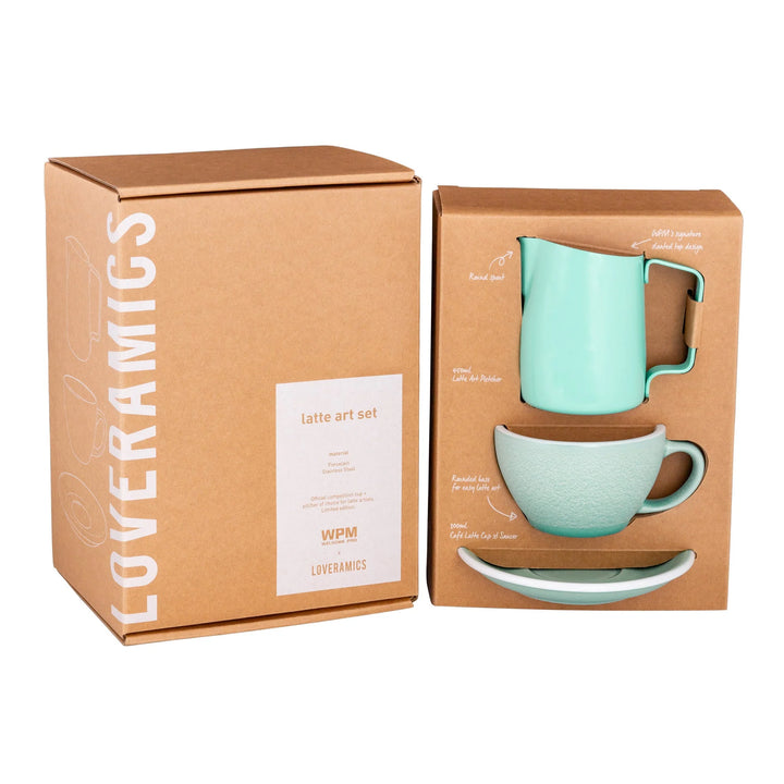 WPM x LOVERAMICS Latte Art Set Emerald