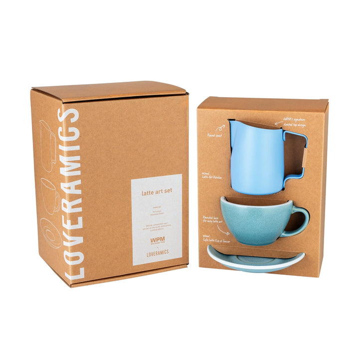 WPM x LOVERAMICS Latte Art Set Glacier