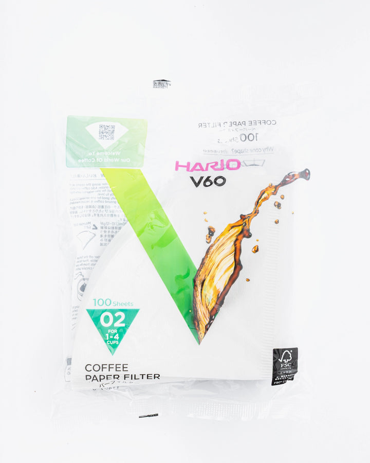 Hario V60 Coffee Filter Papers - White