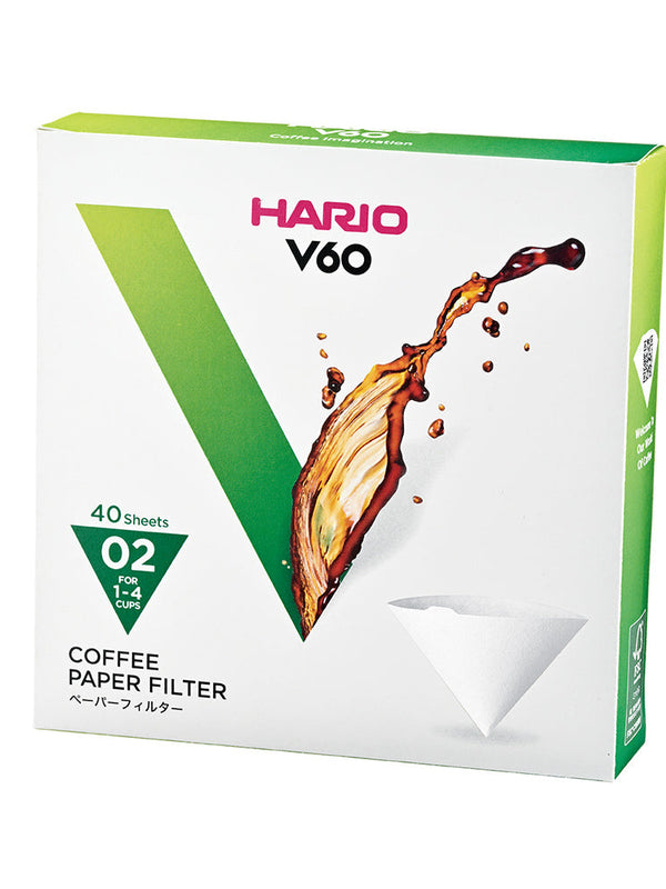 Hario V60 Coffee Filter Papers - White