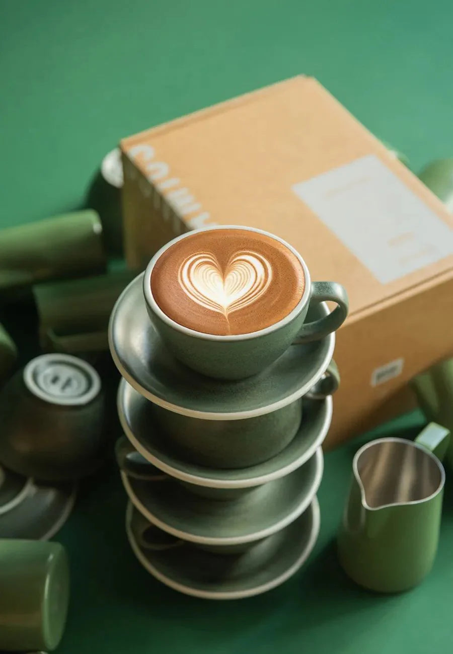WPM x LOVERAMICS Latte Art Set Emerald