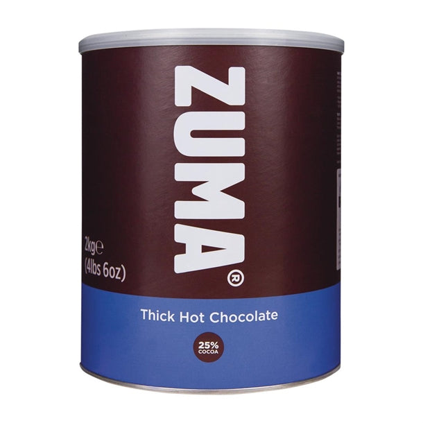 Zuma Thick Hot Chocolate Powder – 2kg Resealable Tin