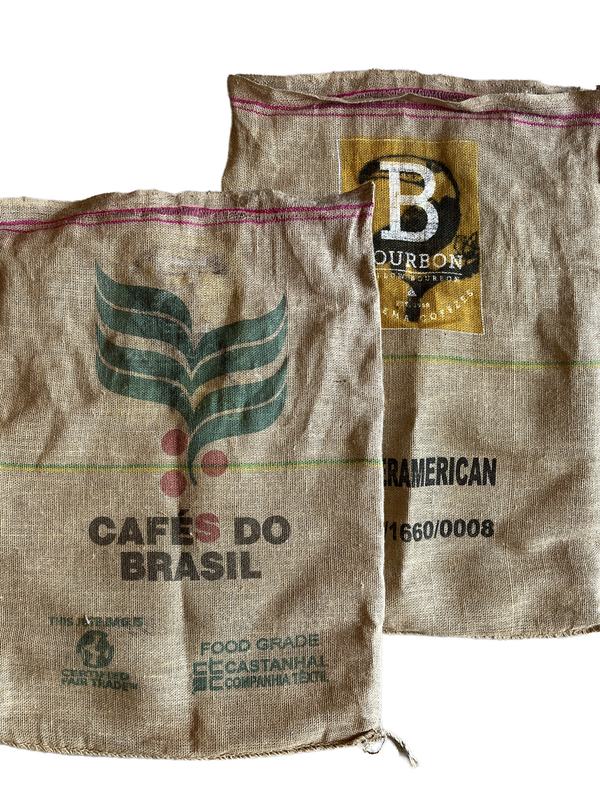 Empty Hessian Coffee Sacks